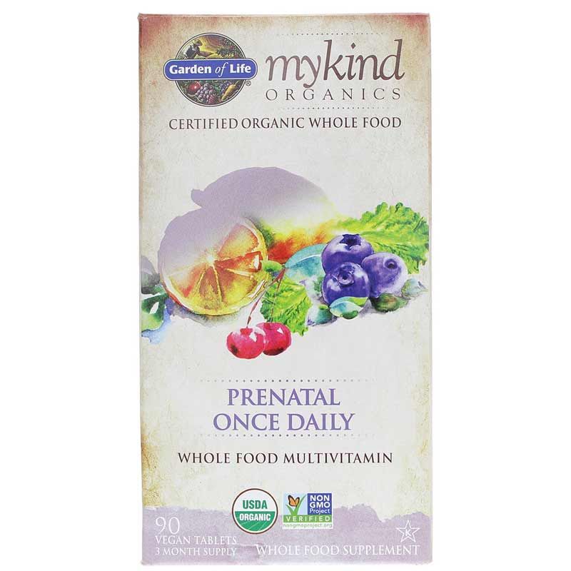 Prenatal Once Daily Whole Food Multivitamin, 90 Veg Tablets | Пренатальный одноразовый мультивитамин цельного питания, 90 Вегетарианский таблеток