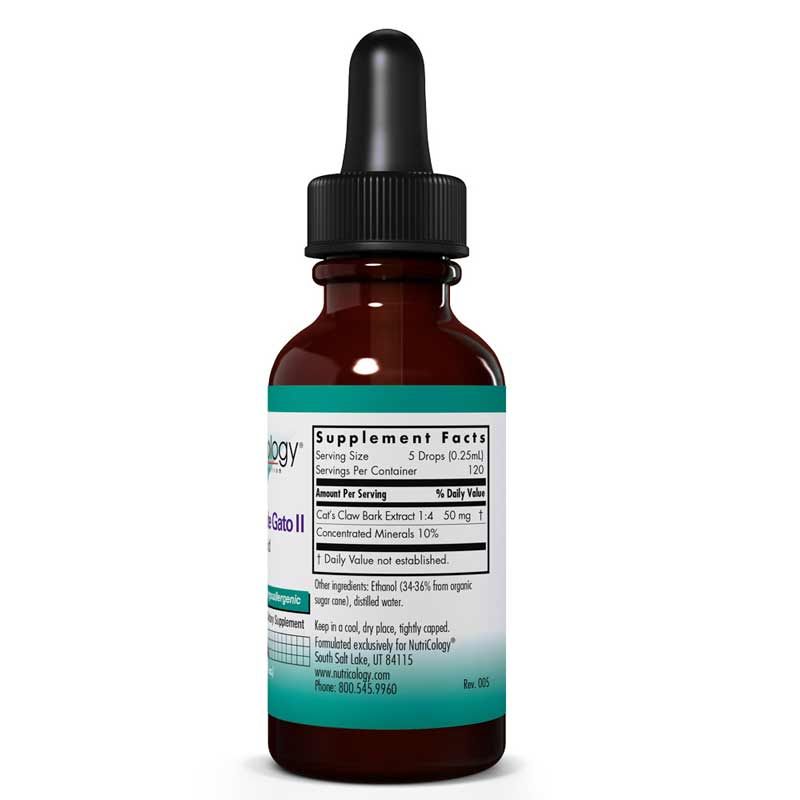 Prima Una de Gato II Liquid, 1 Oz, Nutricology | Prima una de gato II рідина, 1 унція, nutricology