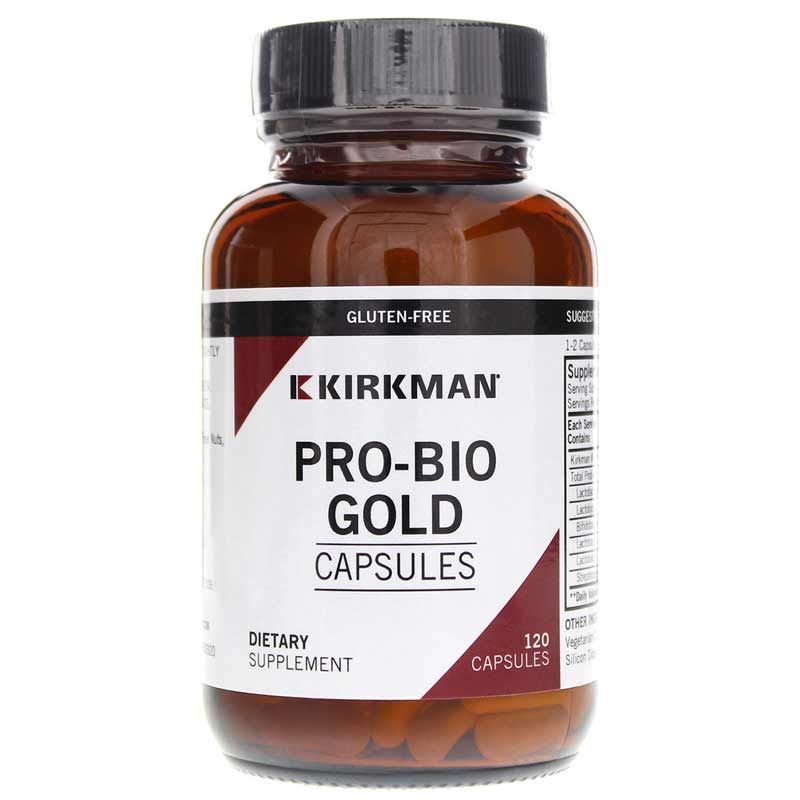 Pro-Bio Gold 20 Billion CFU Probiotic Capsules, 120 Capsules | Пробиотические капсулы pro-bio gold 20 миллиардов КОЕ, 120 капсул