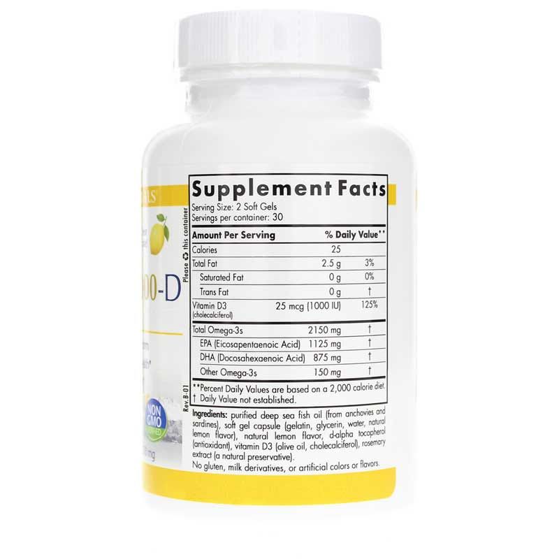 ProOmega 2000-D, 60 Softgels | ProOmega 2000-D, 60 гелевых капсул