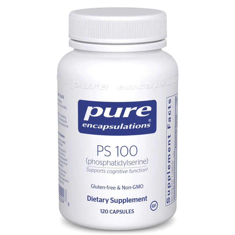 PS 100 (phosphatidylserine), 120 Capsules | PS 100 (фосфатидилсерин), 120 капсул