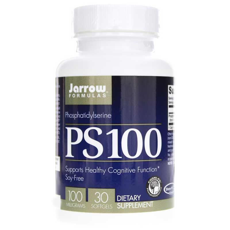 PS 100 Phosphatidylserine 100 Mg, 30 Softgels | PS 100 фосфатидилсерин 100 мг, 30 гелевых капсул