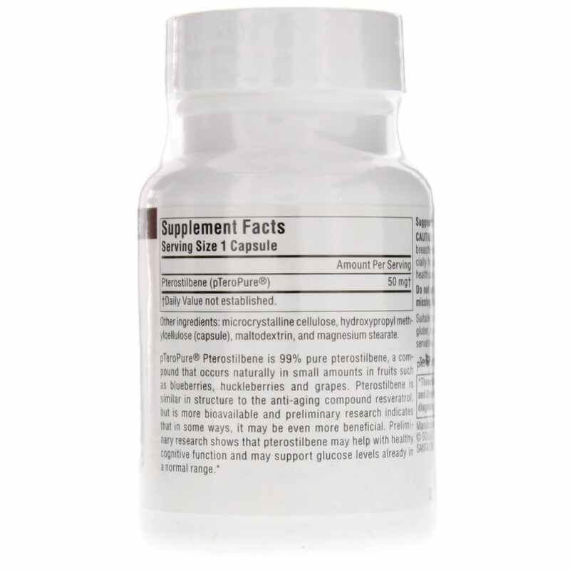Pterostilbene 50 Mg, 60 Veg Capsules | Птеростильбен 50 мг, 60 вегетерианских капсул
