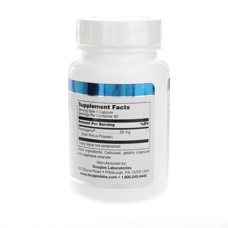 Pycnogenol 25 Mg, 60 Capsules | Пикногенол 25 мг, 60 капсул