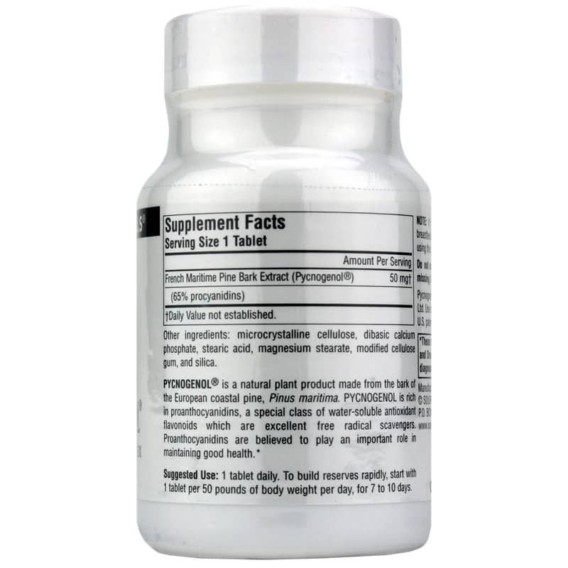 Pycnogenol 50 Mg, 60 Tablets | Пікногенол 50 мг, 60 таблеток