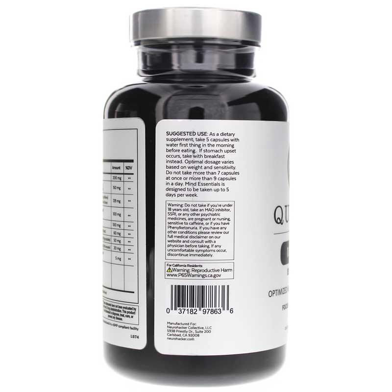 Qualia Mind Essentials, 75 Capsules | Основи розуму qualia, 75 капсул