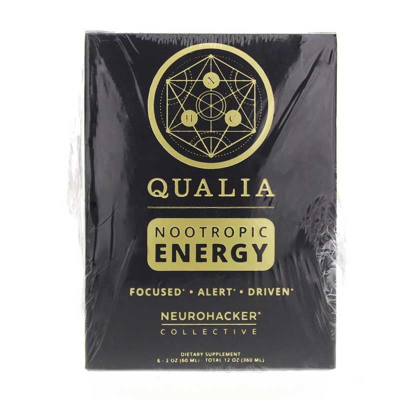Qualia Nootropic Energy Triple Berry Flavor 2 oz Bottles, 6 Pack | Qualia ноотропна енергія потрійний ягідний смак 2 унції пляшки, 6 упаковок