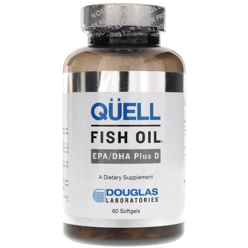 Quell Fish Oil EPA/DHA Plus Vitamin D, 60 Softgels | Рыбий жир EPA/DHA плюс витамин D, 60 гелевых капсул