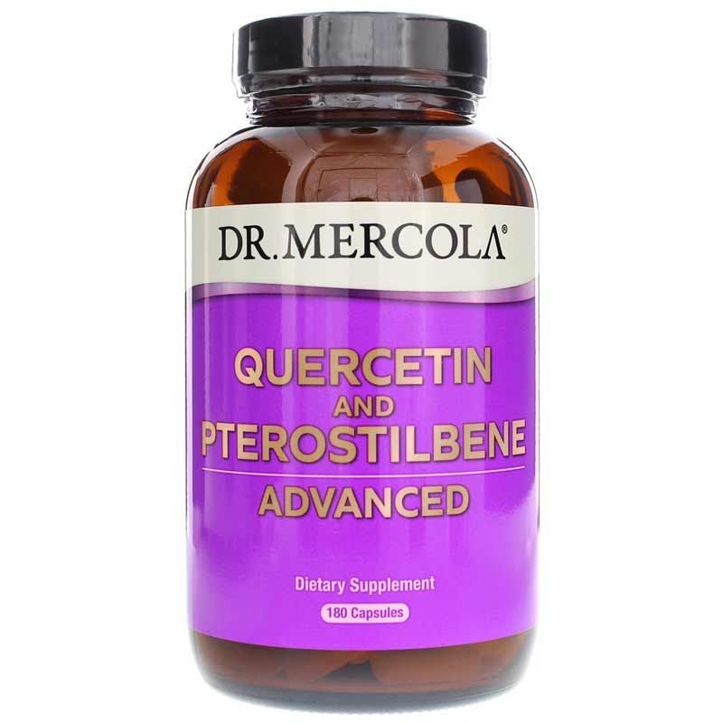 Quercetin &amp; Pterostilbene Advanced, 180 Capsules | Кверцетин и птеростильбен в усовершенствованном виде, 180 капсул