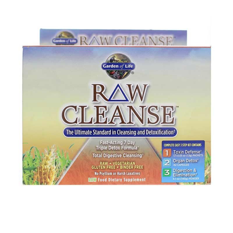 Raw Cleanse 7 Day Triple Detox Kit | Сире очищення 7-денний потрійний потрійний детокс-комплект