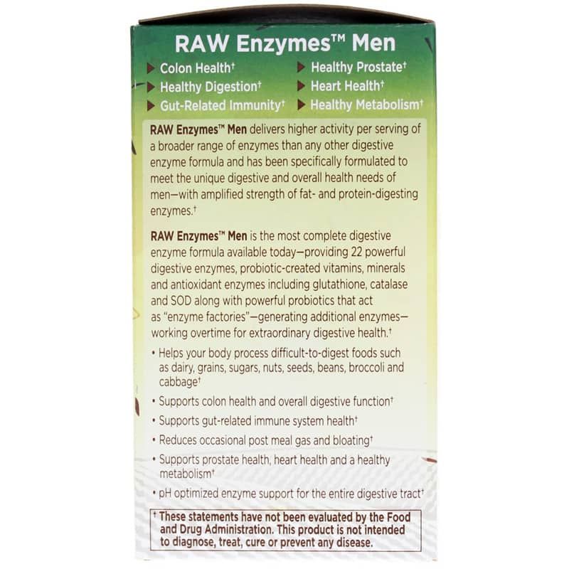 Raw Enzymes Men | Сирі ферменти