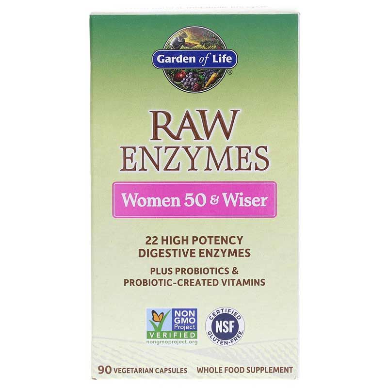Raw Enzymes Women 50 &amp; Wiser | Сирі ензими жінки 50 і мудріші