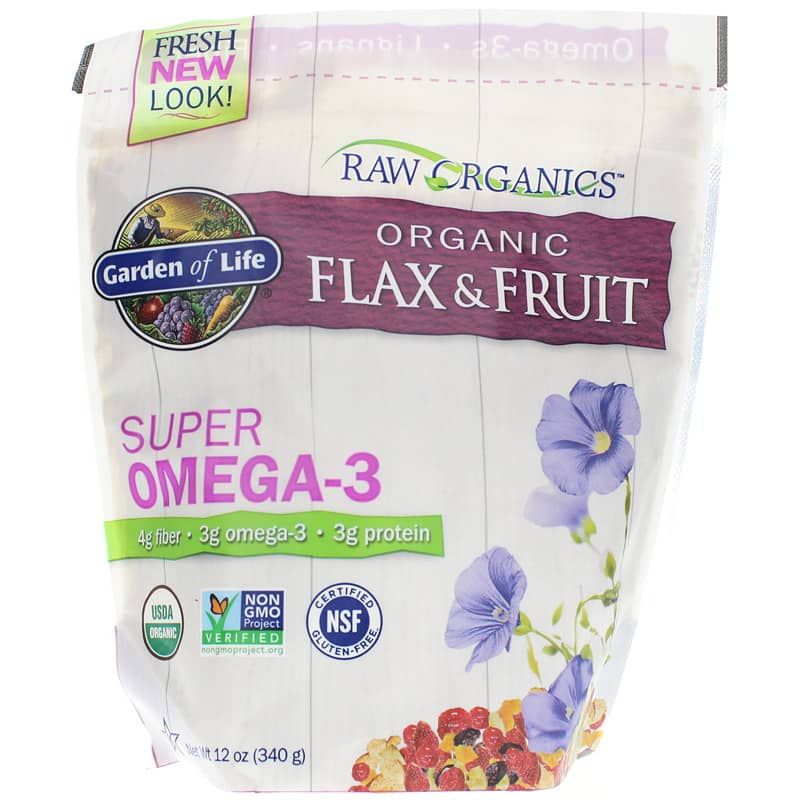 Raw Organics Super Omega-3 Flax &amp; Fruit | Raw organics супер омега-3 льон і фрукти