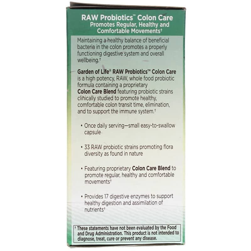 Raw Probiotics Colon Care | Сырые пробиотики для лечения толстой кишки