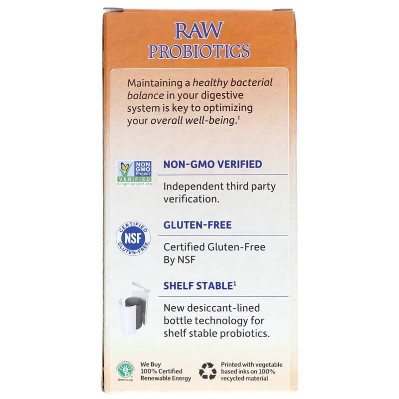 Raw Probiotics Ultimate Care 100 Billion Shelf-Stable | Сирі пробіотики ultimate care 100 мільярдів поличок