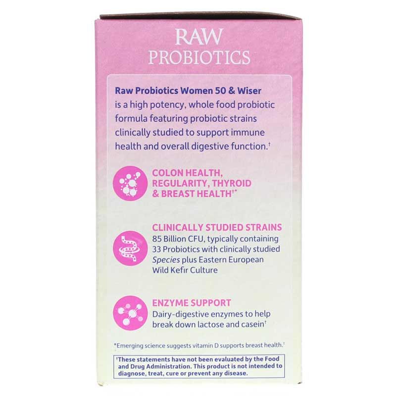 Raw Probiotics Women 50 &amp; Wiser | Сирі пробіотики жінки 50 і мудріші