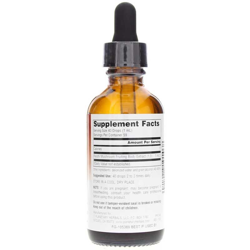 Reishi Mushroom Liquid Extract Full Spectrum, 2 Oz | Жидкий экстракт гриба рейши полный спектр, 2 унции