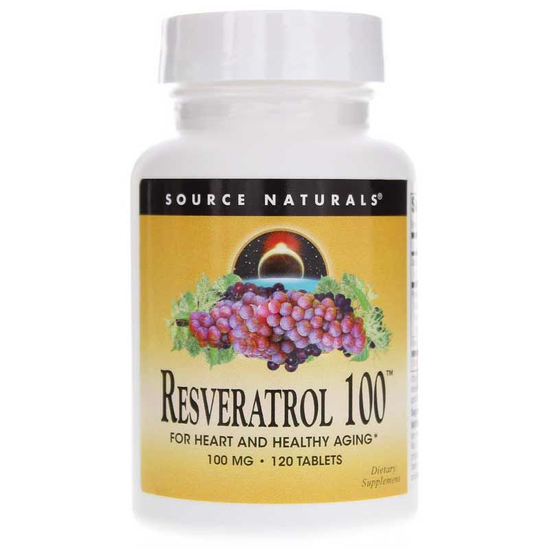 Resveratrol 100 Tablets, 120 Tablets | Ресвератрол 100 таблеток, 120 таблеток
