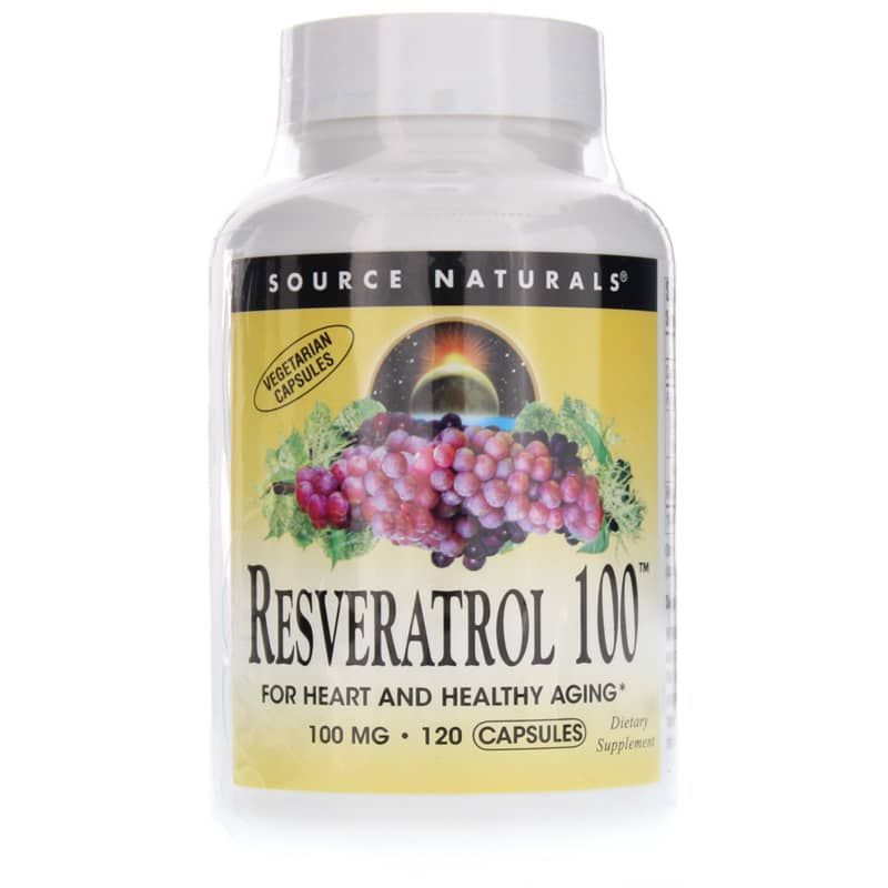 Resveratrol 100 Mg, 120 Veg Capsules | Ресвератрол 100 мг, 120 вегетерианских капсул