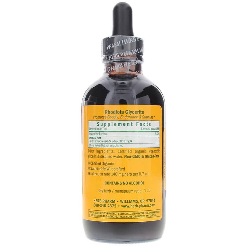 Rhodiola Extract Alcohol Free, 4 Oz | Екстракт родіоли не містить спирту, 4 унції
