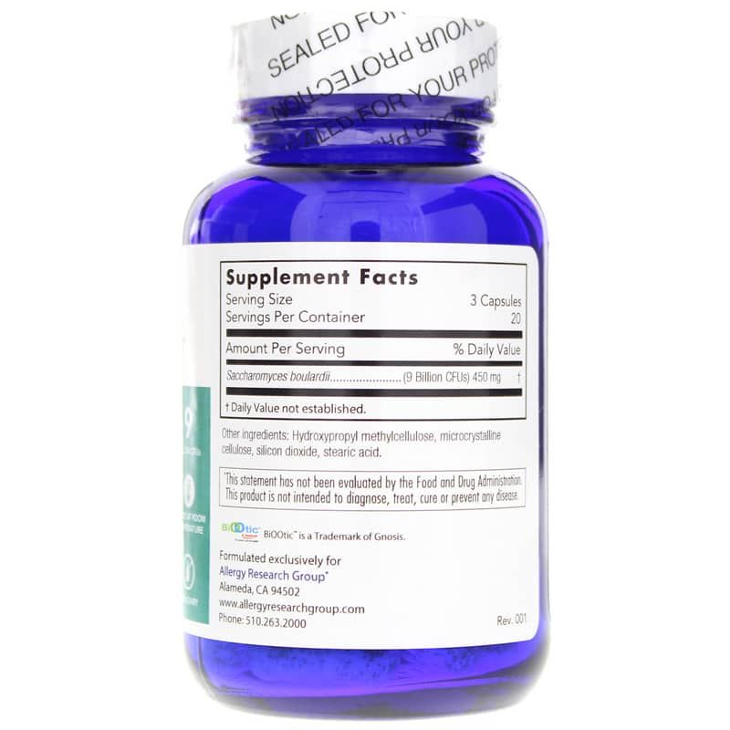 Saccharomyces Boulardii, 60 Veg Capsules | Сахаромицеты булардии, 60 вегетерианских капсул
