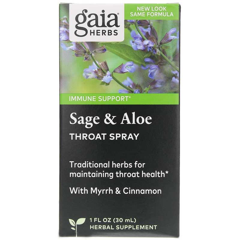 Sage &amp; Aloe Throat Spray | Спрей для горла з шавлією та алое