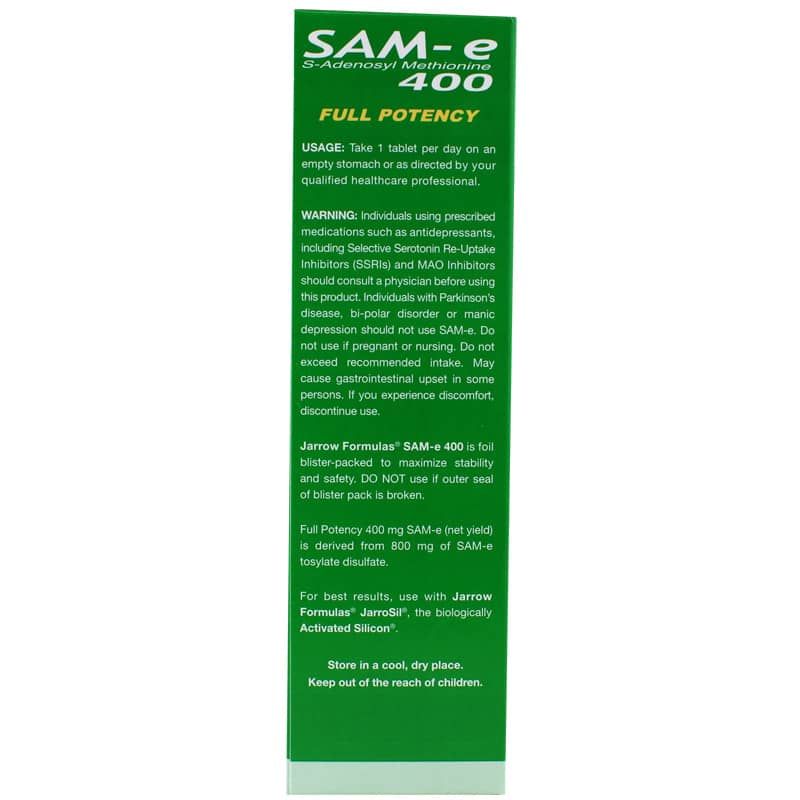 SAMe 400 Mg, 60 Tablets | SAMe 400 мг, 60 таблеток