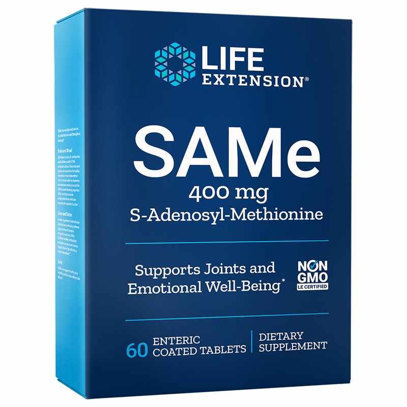 SAMe 400 Mg, 60 Enteric Coated Tablets | SAMe 400 мг, 60 таблеток з ентеральним покриттям
