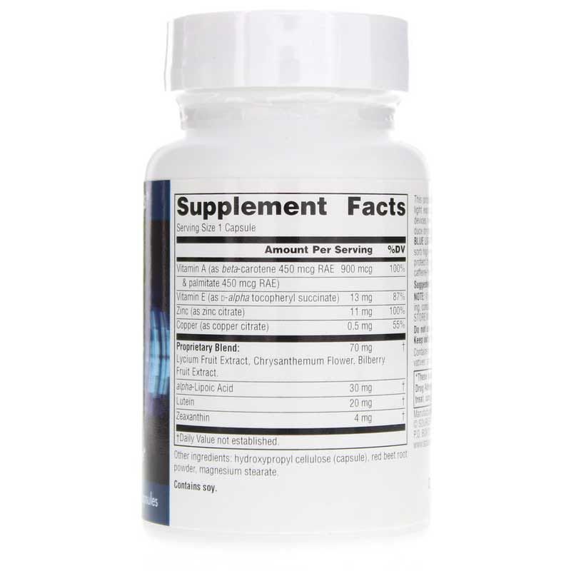 Screen Time Blue Light Support, 30 Veg Capsules | Час роботи екрана підтримка синього світла, 30 вегетеріанських капсул