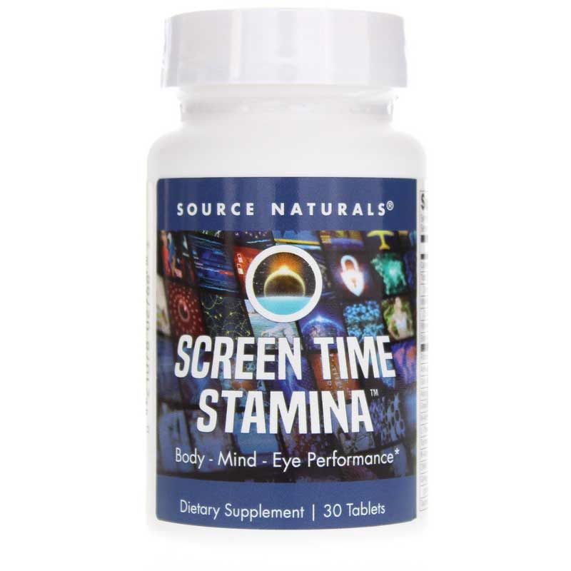 Screen Time Stamina, 30 Tablets | Выдержка экранного времени, 30 таблеток