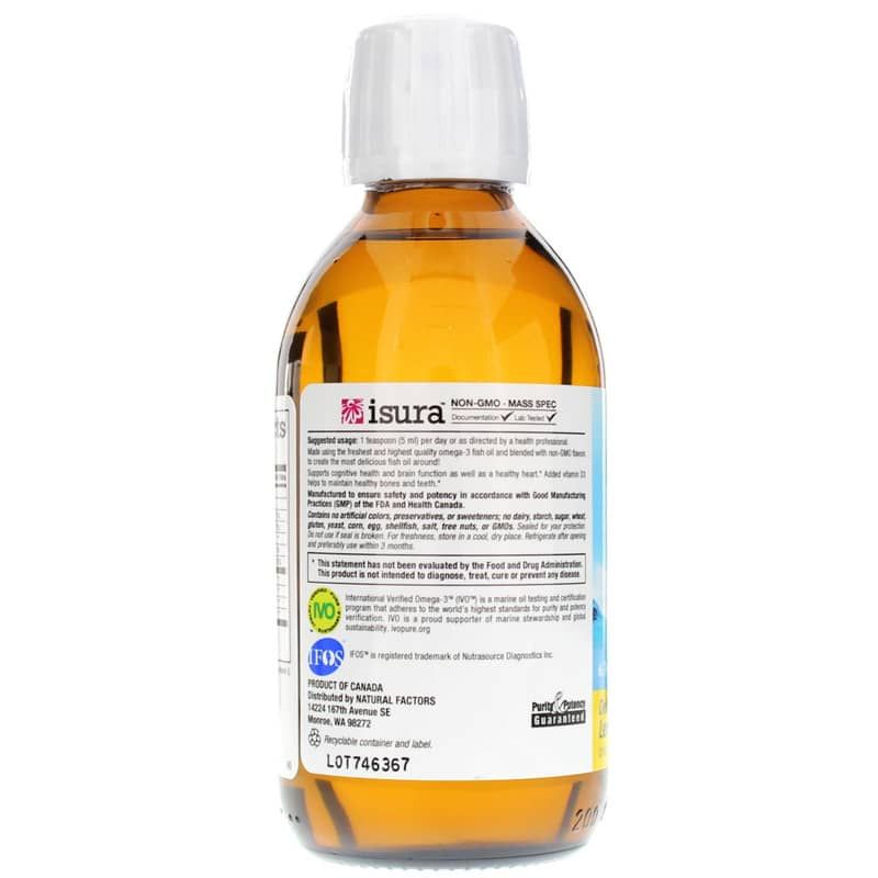 SeaRich Omega-3 with Vitamin D Liquid Lemon | SeaRich омега-3 с витамином D жидкий лимон
