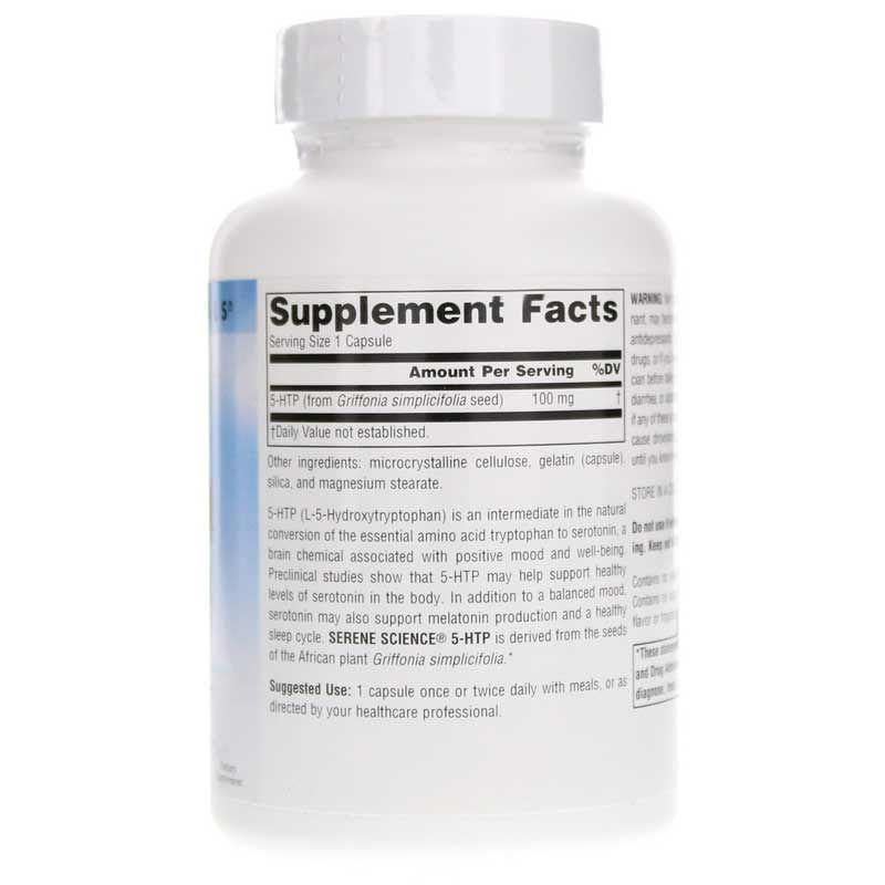 Serene Science 5-HTP 100 Mg, 120 Capsules | Serene science 5-HTP 100 мг, 120 капсул