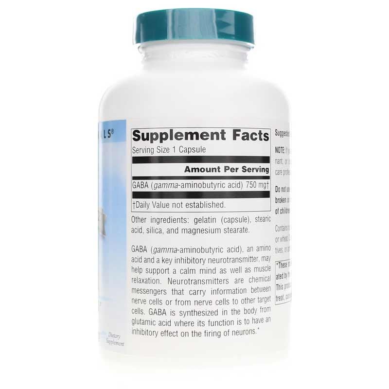 Serene Science GABA 750 Mg Capsules, 180 Capsules | Serene science GABA 750 мг капсулы, 180 капсул