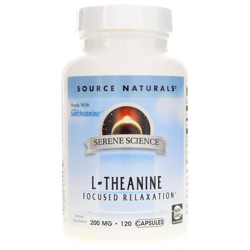 Serene Science L-Theanine 200 Mg, 120 Capsules | Serene science L-теанин 200 мг, 120 капсул