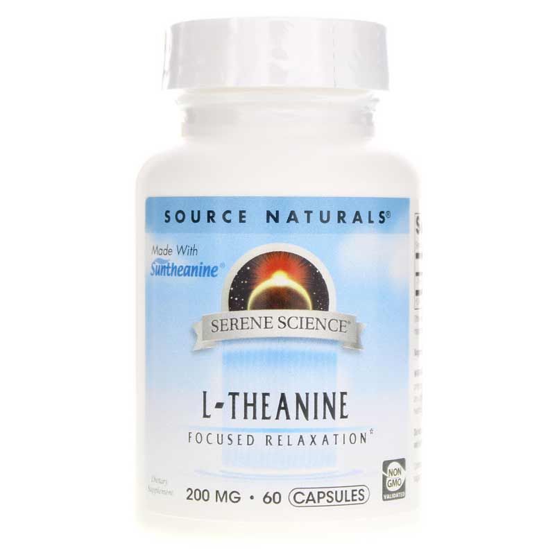 Serene Science L-Theanine 200 Mg, 60 Capsules | Serene science L-теанин 200 мг, 60 капсул
