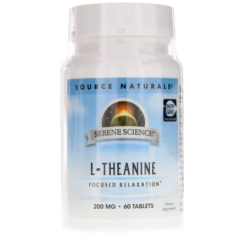 Serene Science L-Theanine 200 Mg, 60 Tablets | Serene science L-теанин 200 мг, 60 таблеток