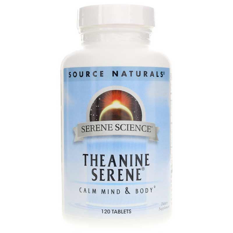 Serene Science Theanine Serene, 120 Tablets | Безмятежная наука теанин безмятежный, 120 таблеток