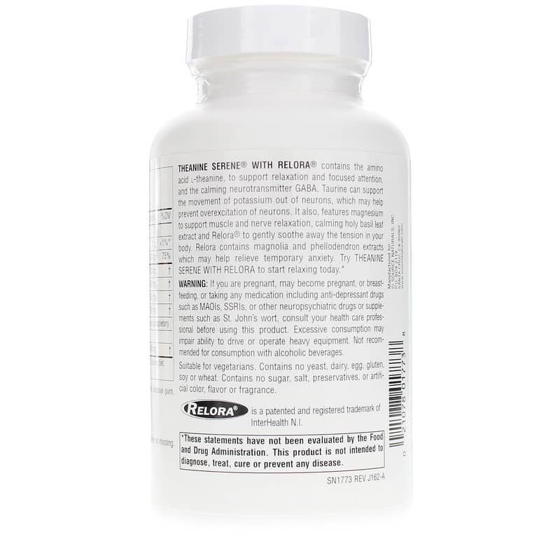 Serene Science Theanine Serene with Relora, 120 Tablets | Serene science theanine serene with relora, 120 таблеток