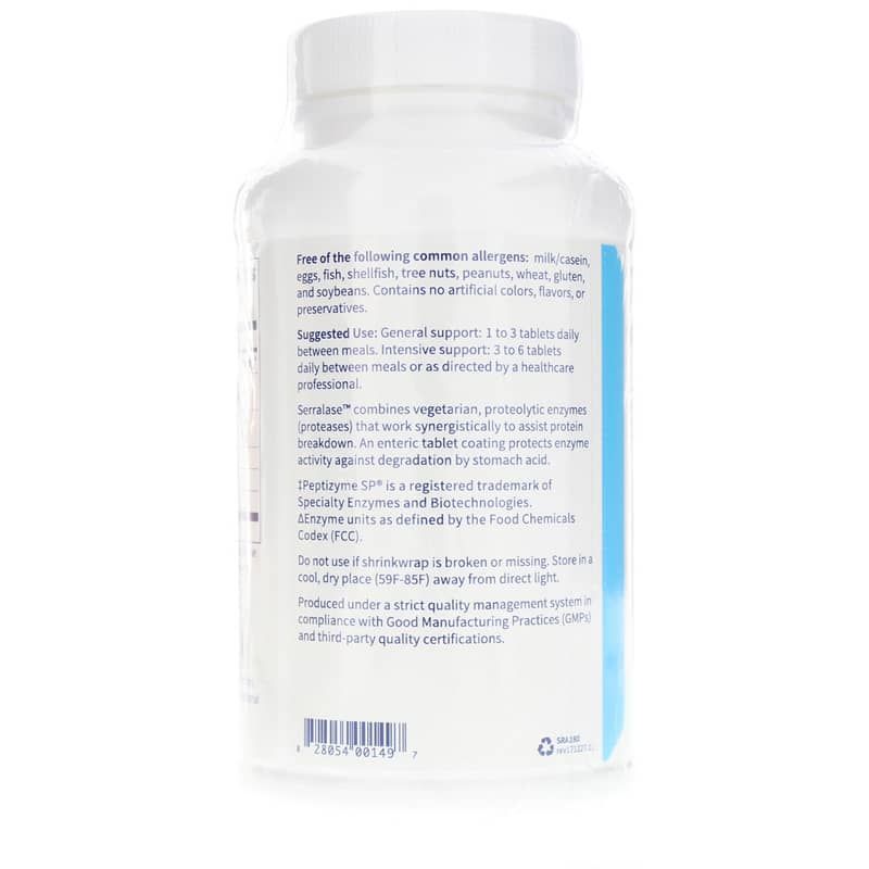 Serralase, 180 Tablets | Серралаза, 180 таблеток