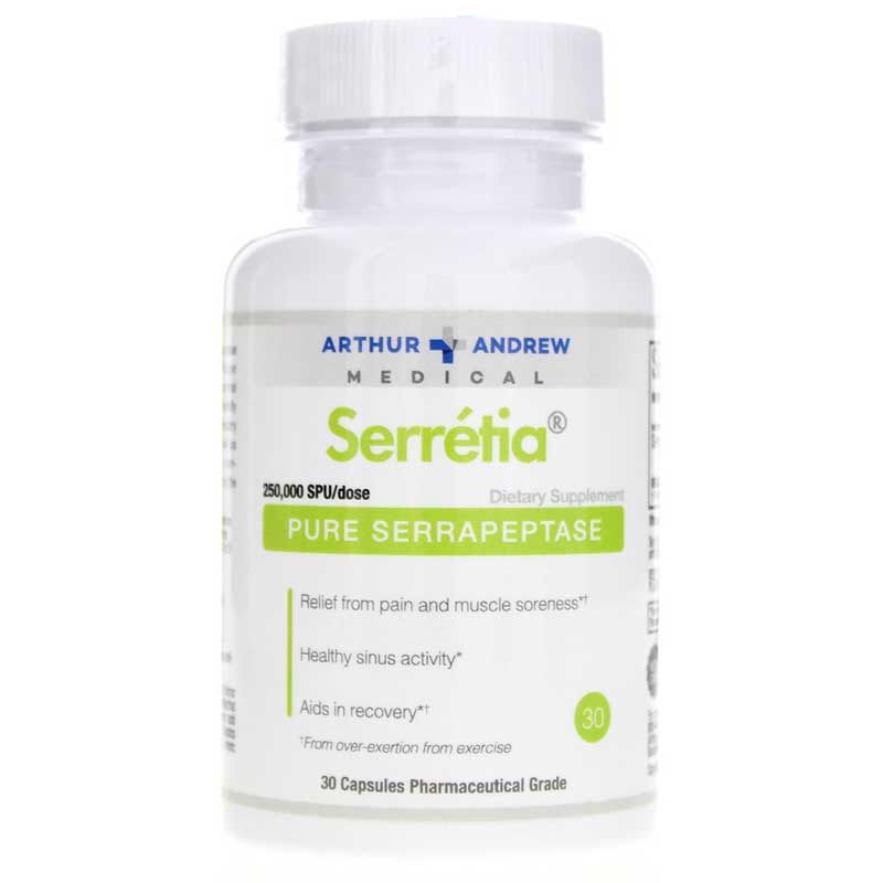 Serretia Pure Serrapeptase, 30 Capsules | Серретіа чиста серрапептаза, 30 капсул