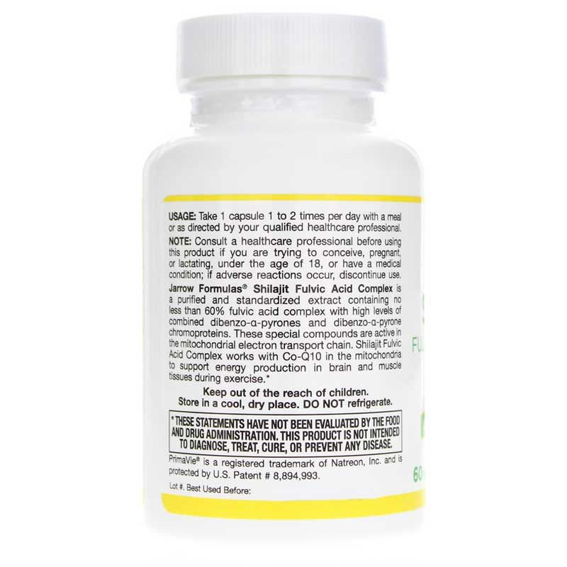 Shilajit Fulvic Acid Complex 250 Mg | Комплекс фульвокислот шиладжіт 250 мг