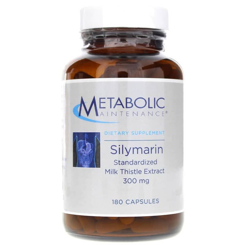 Silymarin Standardized Milk Thistle Extract 300 Mg, 180 Capsules | Силимарин стандартизированный экстракт молочного чертополоха 300 мг, 180 капсул