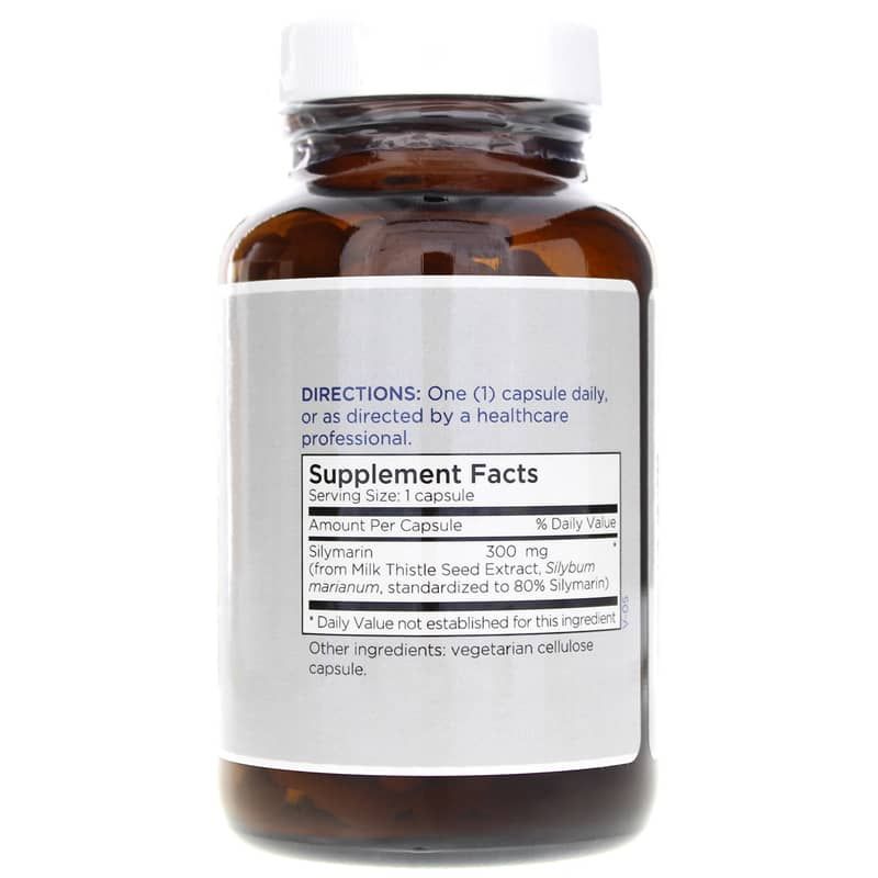 Silymarin Standardized Milk Thistle Extract 300 Mg, 180 Capsules | Силимарин стандартизированный экстракт молочного чертополоха 300 мг, 180 капсул