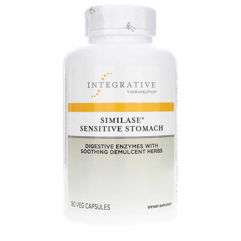 Similase Sensitive Stomach Digestive Enzymes, 180 Veg Capsules | Симилаза чувствительный желудок пищеварительные ферменты, 180 вегетерианских капсул