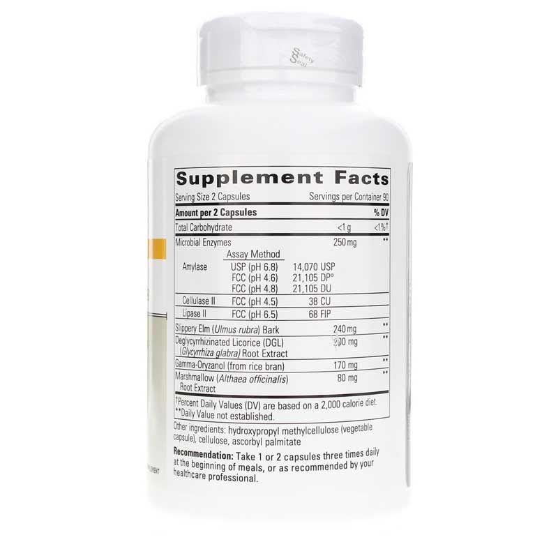 Similase Sensitive Stomach Digestive Enzymes, 180 Veg Capsules | Симилаза чувствительный желудок пищеварительные ферменты, 180 вегетерианских капсул