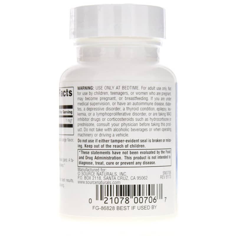 Sleep Science Melatonin 1 Mg Lozenges, Orange, 100 Lozenges | Наука сна мелатонин 1 мг пастилки, Апельсин, 100 ландышей