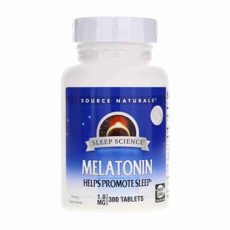 Sleep Science Melatonin 1 Mg Tablets, 300 Tablets | Наука сна мелатонин 1 мг таблетки, 300 таблеток