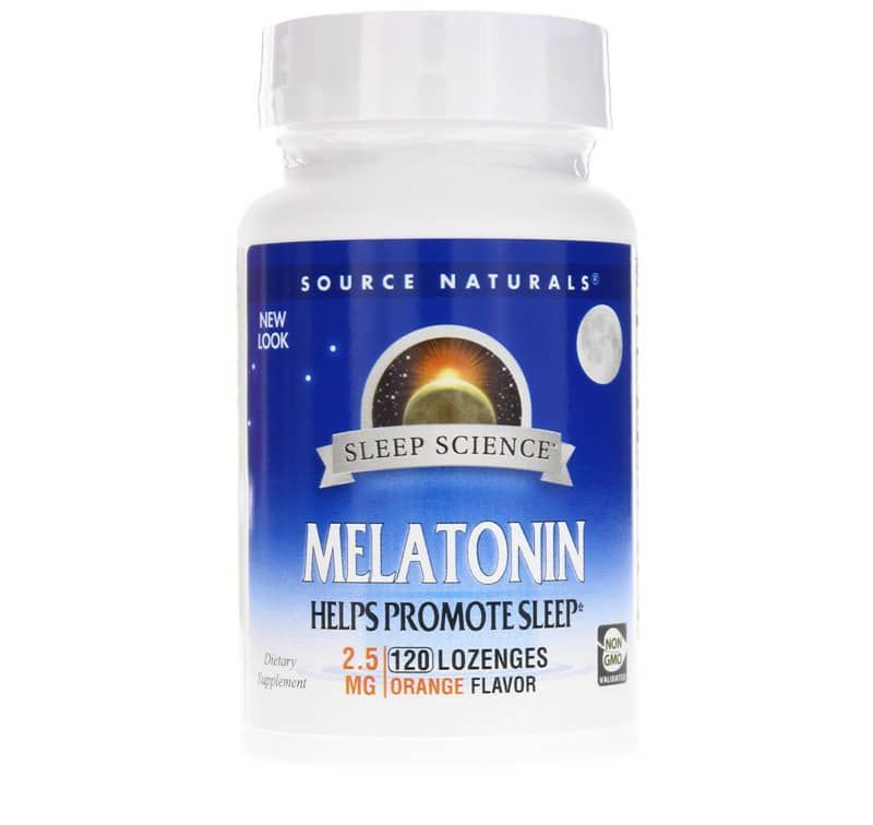 Sleep Science Melatonin 2.5 Mg Lozenges, Orange, 120 Lozenges | Наука сна мелатонин 2,5 мг пастилки, Апельсин, 120 ландышей