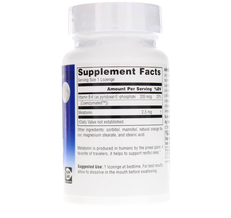 Sleep Science Melatonin 2.5 Mg Lozenges, Orange, 120 Lozenges | Наука сна мелатонин 2,5 мг пастилки, Апельсин, 120 ландышей