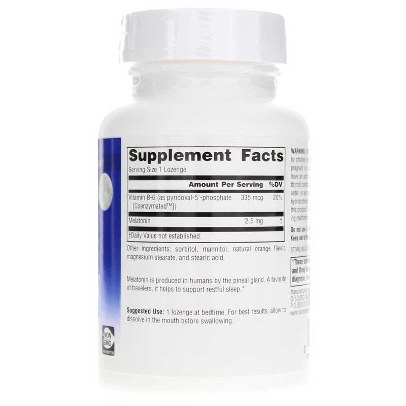 Sleep Science Melatonin 2.5 Mg Lozenges, Orange, 240 Lozenges | Наука сна мелатонин 2,5 мг пастилки, Апельсин, 240 ландышей